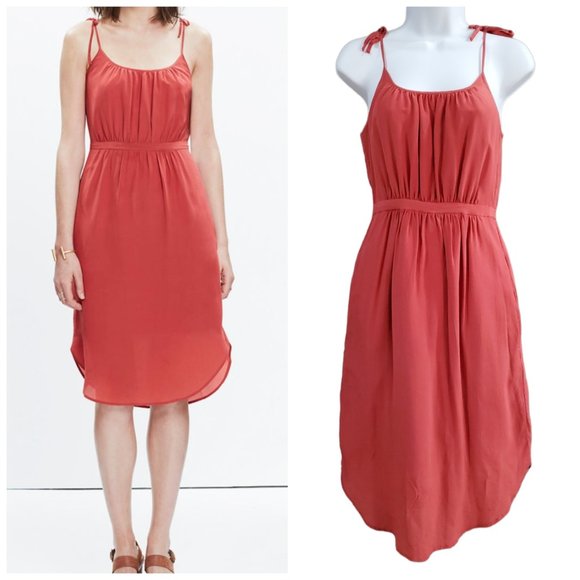 MADEWELL Silk Skyway Cami Dress - Picture 2 of 11